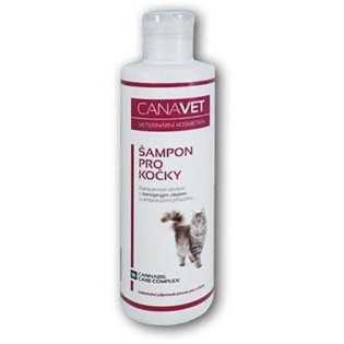 CANAVET šampon pro kočky s antipar.přísadou Canabis CC 250ml