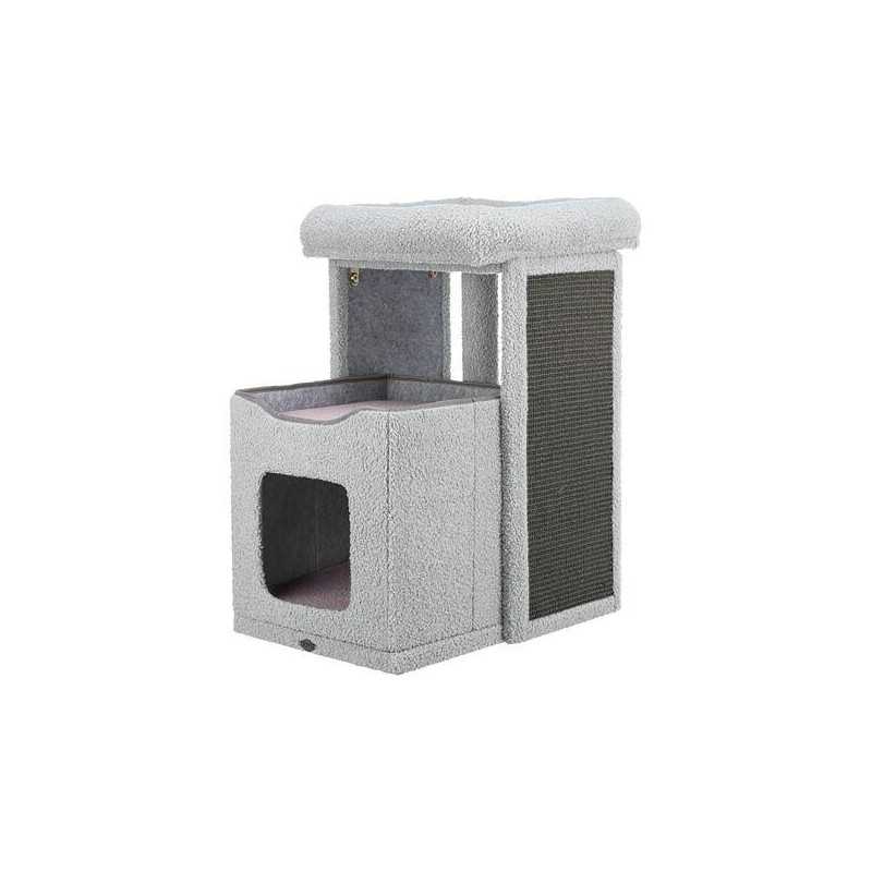 JUNIOR škrabadlo CARLITA, 63 cm, šedá/lila