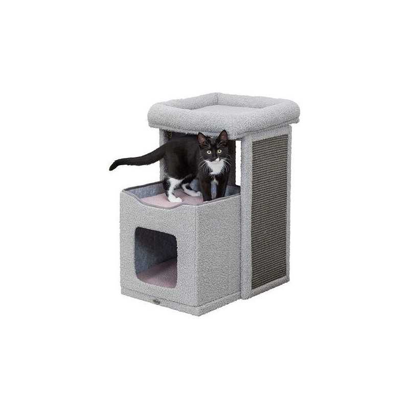 JUNIOR škrabadlo CARLITA, 63 cm, šedá/lila