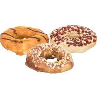 Donuts, buvolí kroužky s příchutí kachna/treska/kuře [50] , ø 10 cm