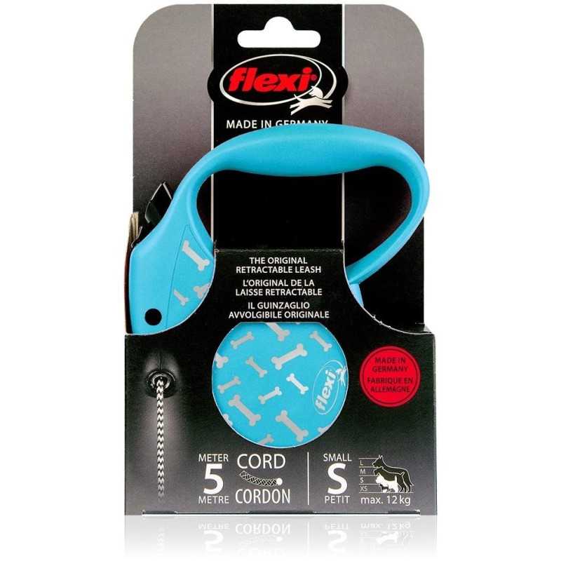 Flexi Standard Bone S lanko 5m/12kg modrá