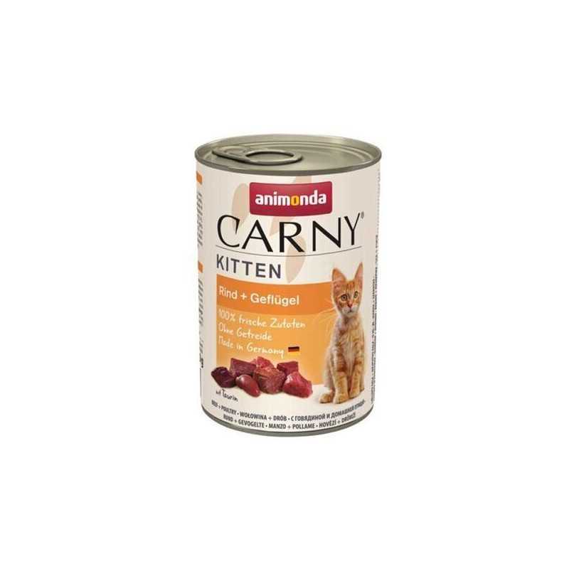 ANIMONDA konzerva CARNY Kitten - hovězí + drůbež 400g