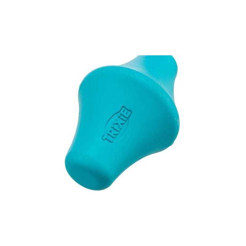 Snack Spinner - hračka na pamlsky, 12 cm, přírodní guma, petrolejová