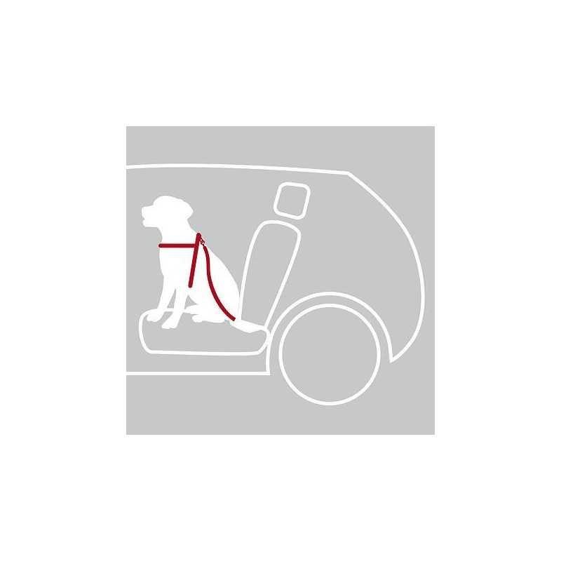 Postroj do auta pro psa, L: 70-90 cm/25 cm, např. zlatý retrívr