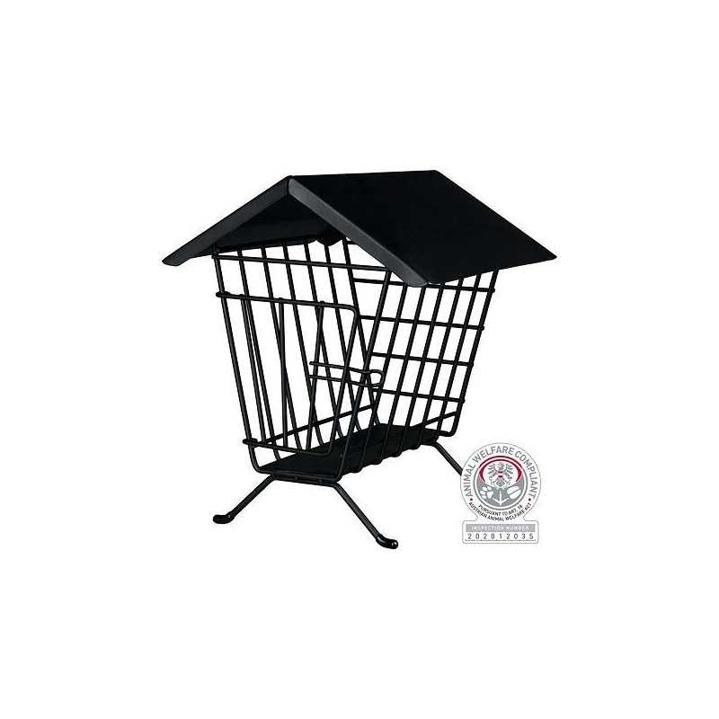 Samostatně stojící krmítko na seno, kovové 20 x 23 x 20 cm