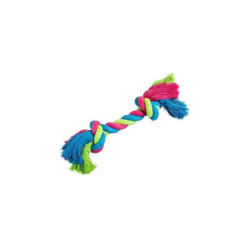 Uzel HipHop bavlněný 2 knoty - růžová, modrá, zelená, 20cm, 55g