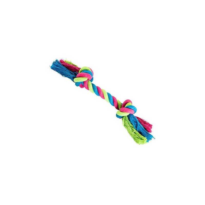 Uzel HipHop bavlněný 2 knoty - růžová, modrá, zelená, 30cm, 140g