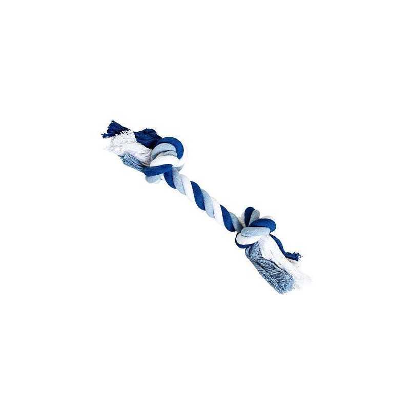 Uzel HipHop bavlněný 2 knoty - tm.modrá, sv.modrá, bílá, 25cm, 75g