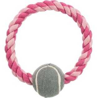 Bavlněný kruh s tenisovým míčem 6 cm / 18 cm - TRIXIE