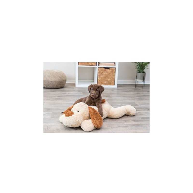 XXL plyšový pes Benny, 75 cm, béžová/hnědá