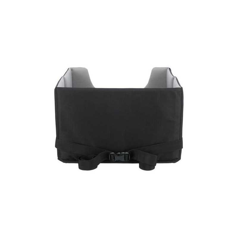 Autosedačka 45 x 28 x 40 cm, černá/šedá