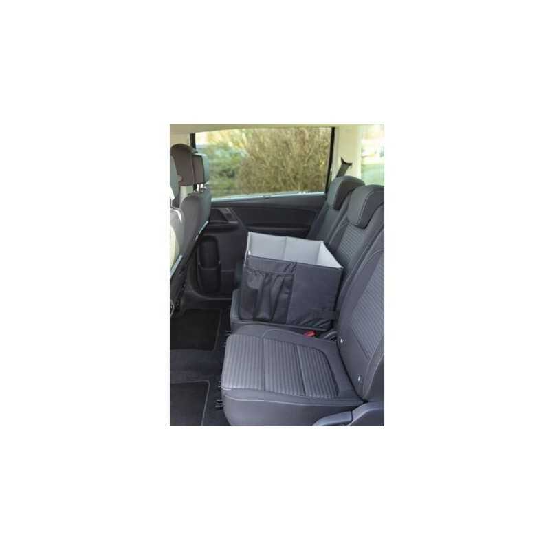 Autosedačka 45 x 28 x 40 cm, černá/šedá