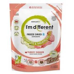 I´M DIFFERENT Turkey DINNER, mrazem sušené raw krmivo s krůtou, 156 g