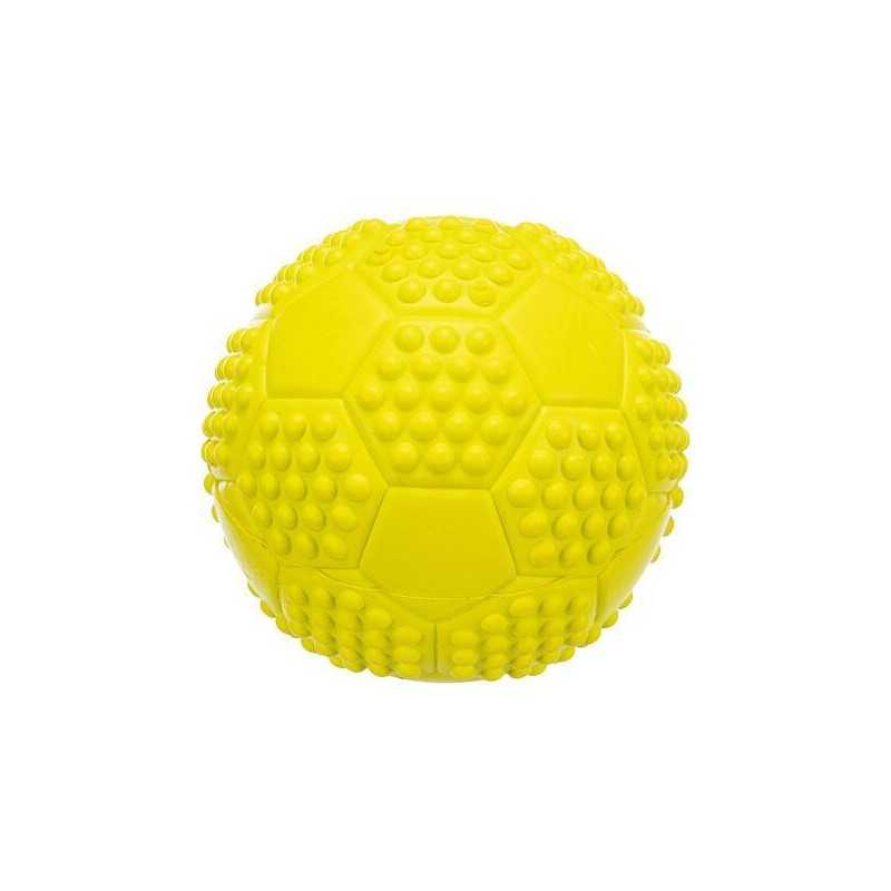 Sportovní míč z tvrdé gumy se zvukem, ø 7 cm