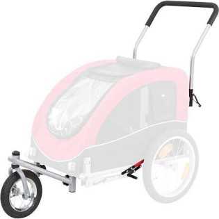 Přední kolo a držadlo k vozíku 12814, konverze na běhání