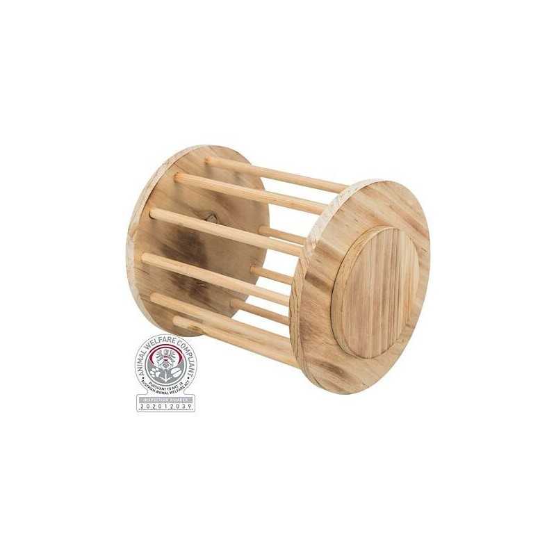 Dřevěný válec na seno TRIXIE, ø 15 × 19 cm