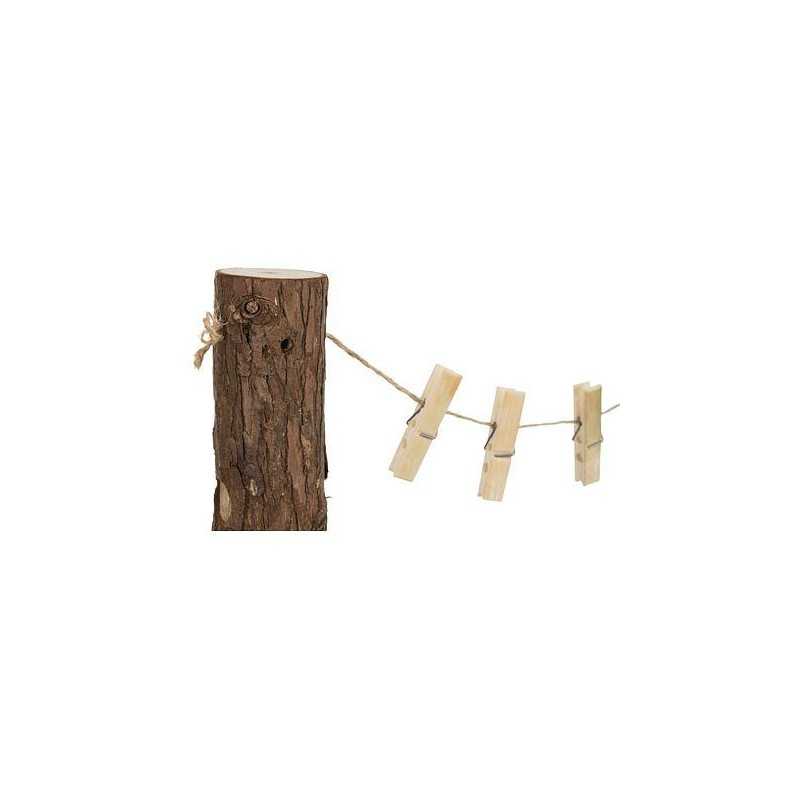 Krmný strom DUO pro králíky, 53 x 34 x 25 cm, dřevo s kůrou