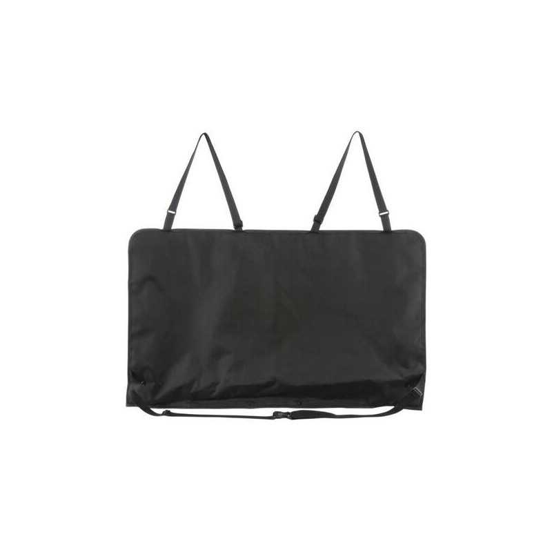 Polštářový potah do auta, dvojitý, 95 × 10 × 50 cm, černá