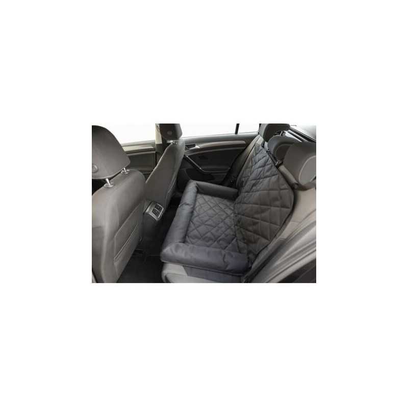 Polštářový potah do auta, dvojitý, 95 × 10 × 50 cm, černá