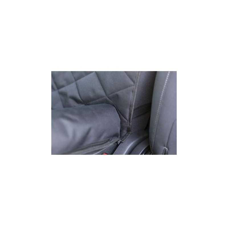 Polštářový potah do auta, dvojitý, 95 × 10 × 50 cm, černá