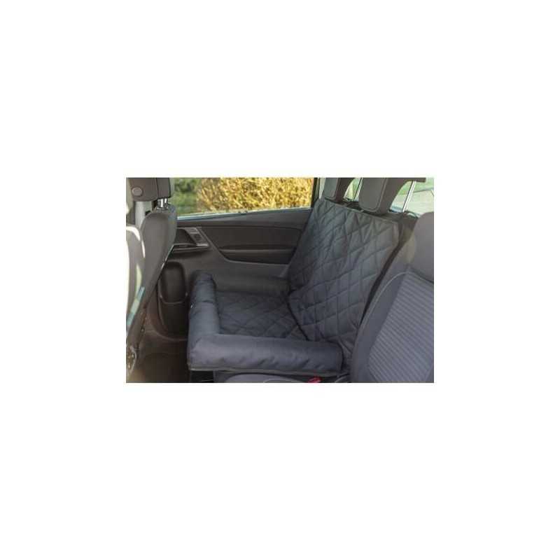 Polštářový potah do auta, dvojitý, 95 × 10 × 50 cm, černá