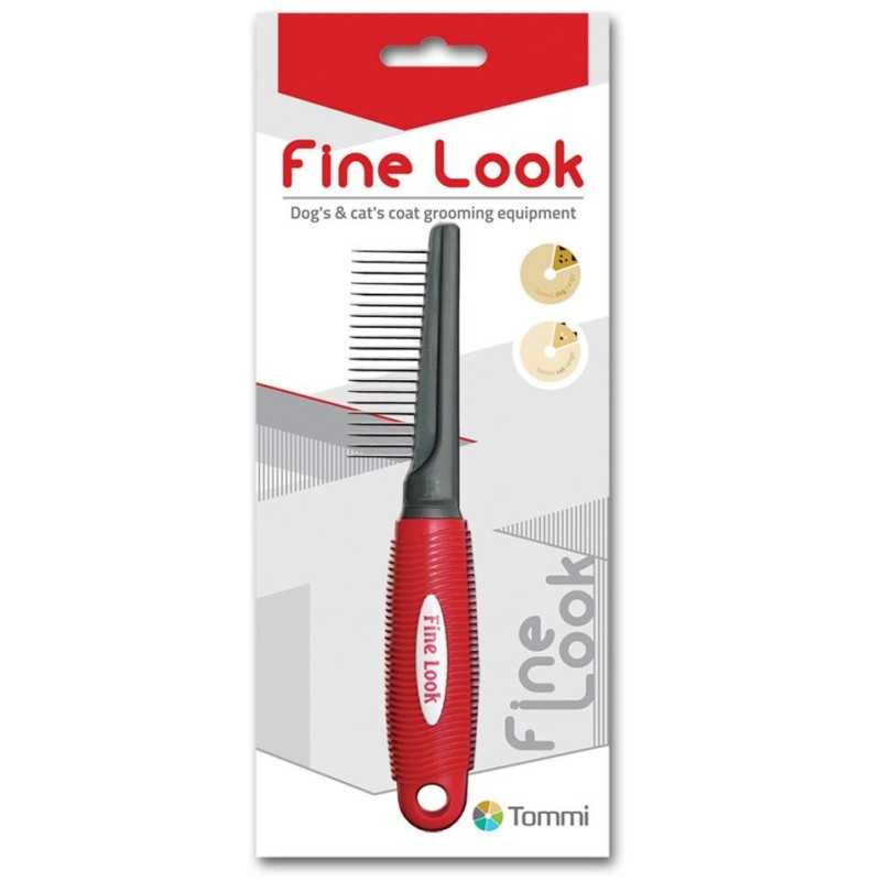 Fine Look red image - hřeben řídký