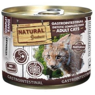 Natural Greatness GASTROINTESTINAL veterinární dieta, konzerva pro kočky 200g