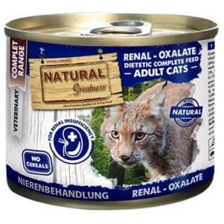 Natural Greatness RENAL OXALATE veterinární dieta, konzerva pro kočky 200g