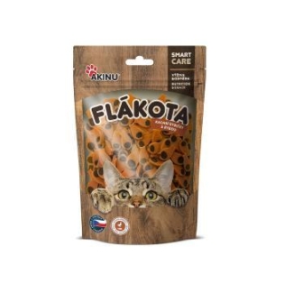Akinu Flákota Kachní & rybí rybičky pamlsek pro kočky 70 g