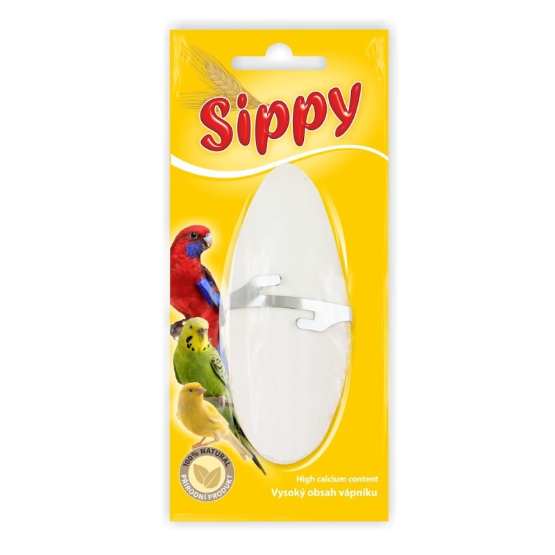 Akinu Sépiová kost s držákem doplňkové krmivo pro ptáky 1 ks