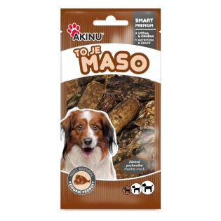 Akinu Sušené plíce pamlsek pro psy 60 g
