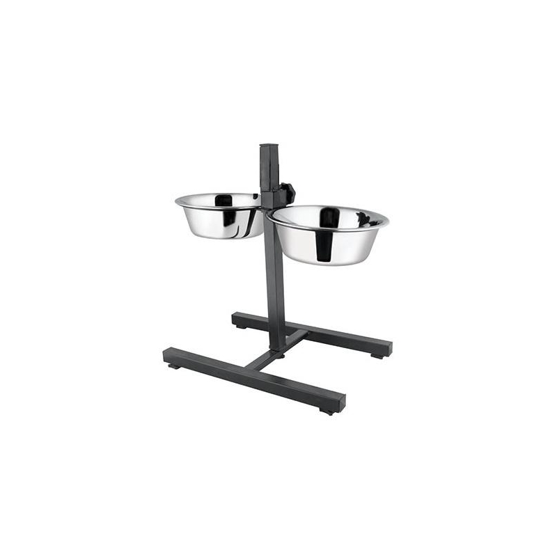Akinu Stojan na misky 2 x 2,7 l stavitelný černý