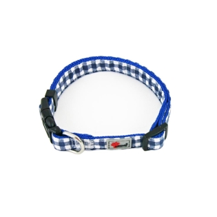 Akinu BASIC Nylonový obojek pro psy modrá 20 mm 45-55 cm