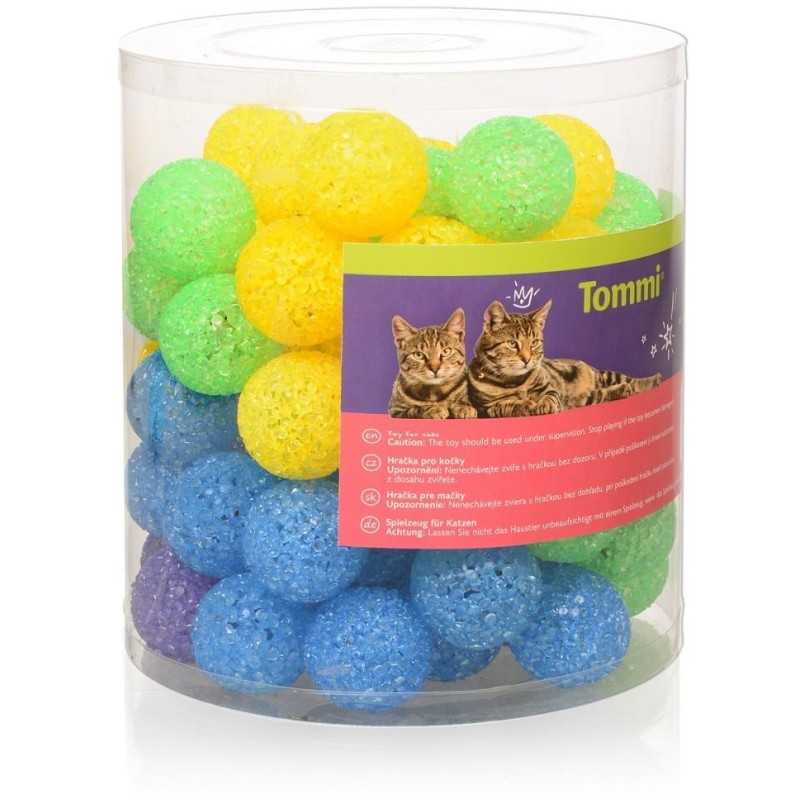 Míček glitter s rolničkou, 4cm