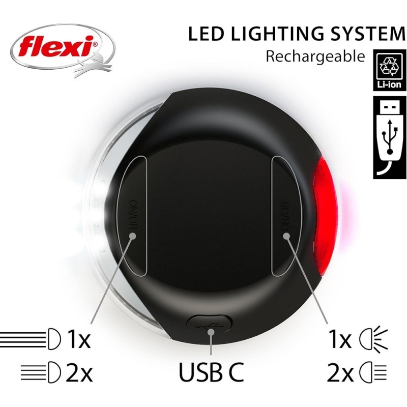 flexi LED Lighting System - svítilna, černá