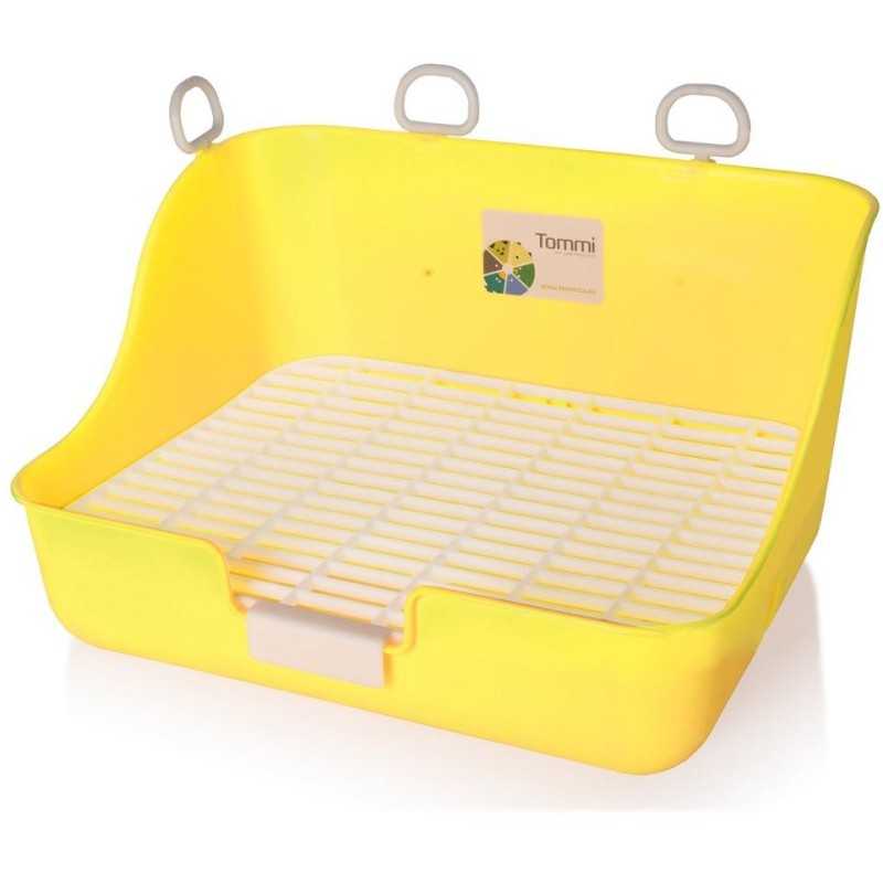 Toaleta pro králíky a fretky s roštem, 28x21x16cm