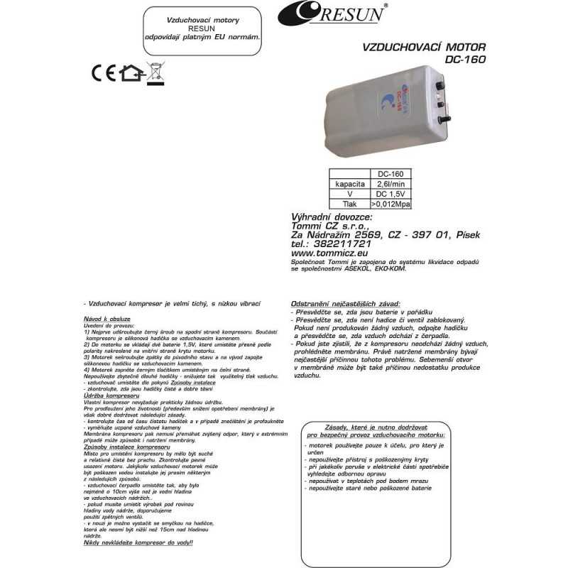 Bateriový kompresor DC-160