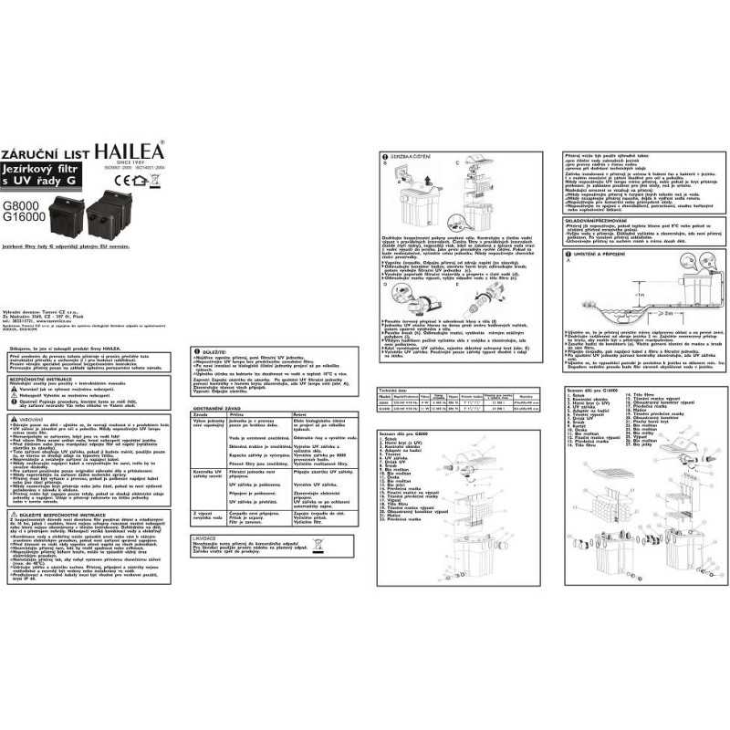 Kanystrový pond filtr G16000 s UV lampou