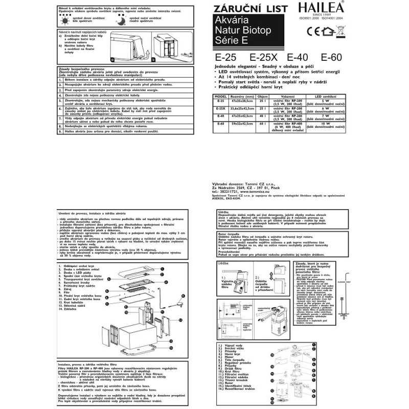 Natur Biotop akvárium E-40 black
