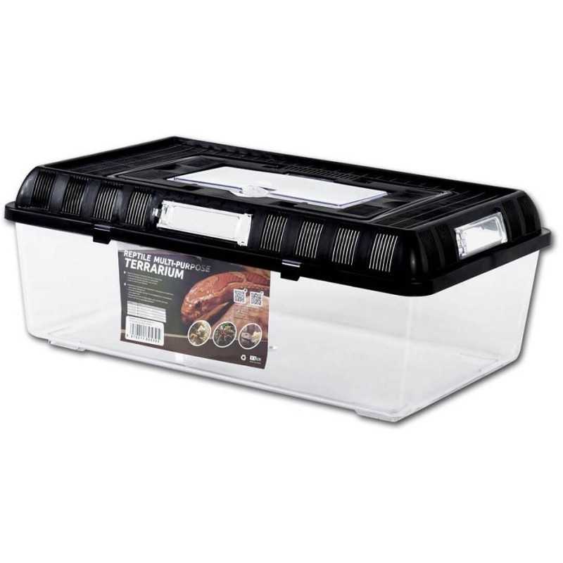 ReptiZoo Víceúčelové plastové terárium pro plazy 42x26x16 cm