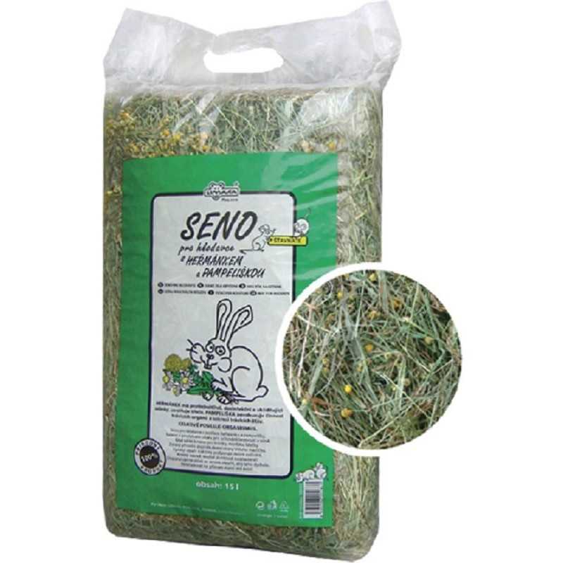 Seno s heřmánkem, 6x 15l, cena za 1ks