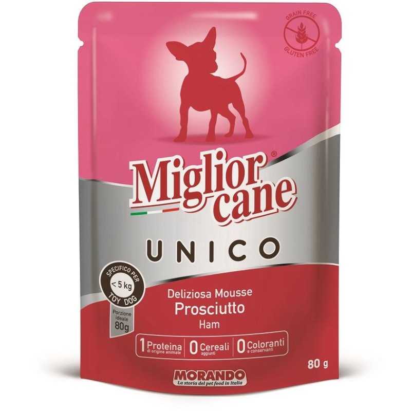 Miglior Cane Unico MINI kapsička šunka 80g - pes