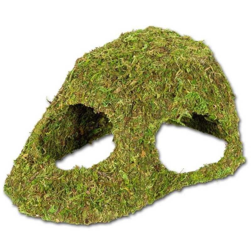 ReptiZoo Rohová skrýš z přírodního mechu