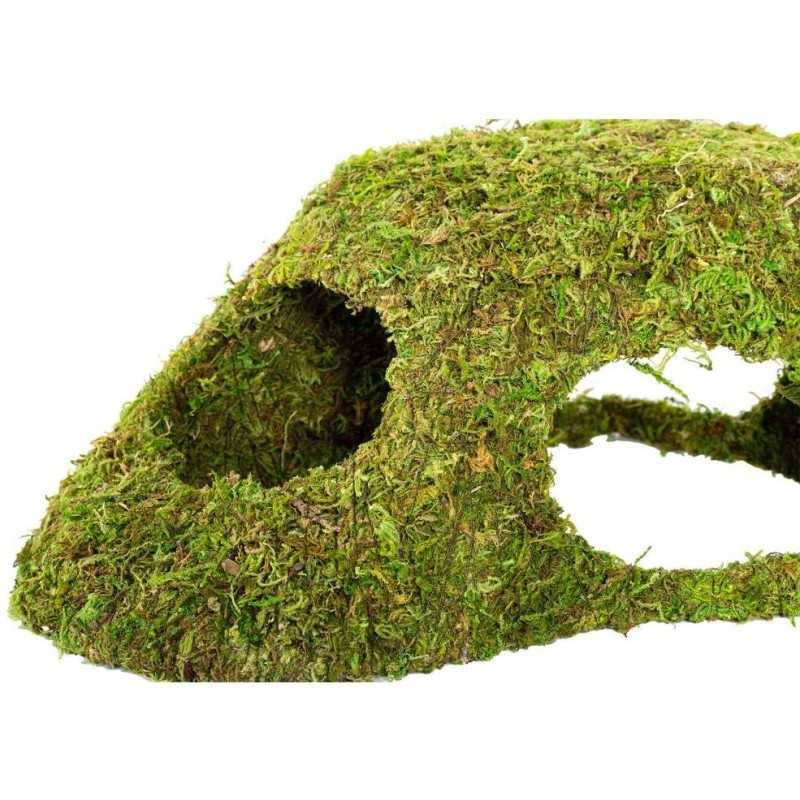 ReptiZoo Rohová skrýš z přírodního mechu