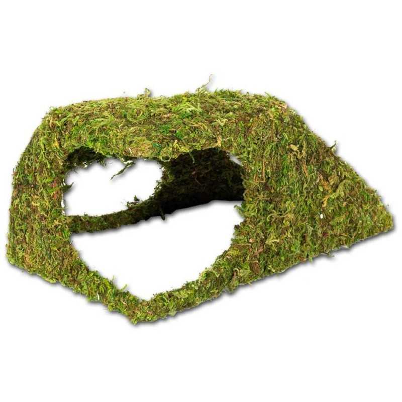ReptiZoo Rohová skrýš z přírodního mechu