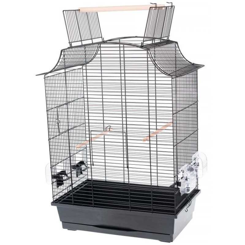 Klec GRETA CABRIO barva černá, 49,5 x 30,5 x 66 cm