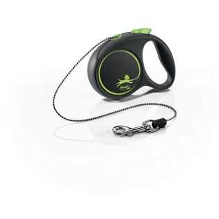 flexi Black Design XS lanko 3m/8kg zelená