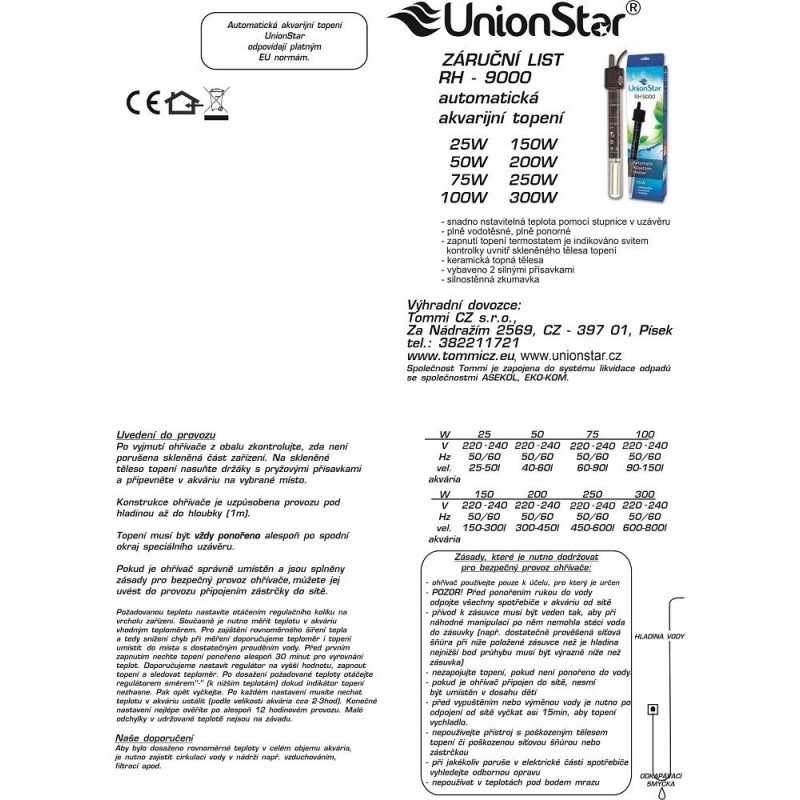 Topítko RH 9000, 250w