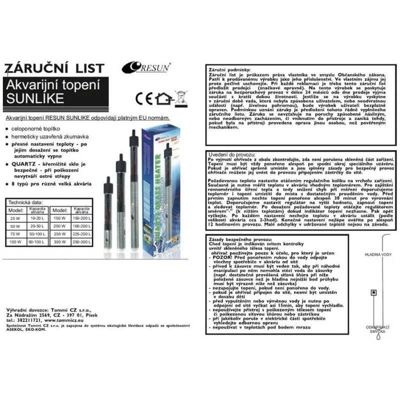 Topítko Sunlike 100w
