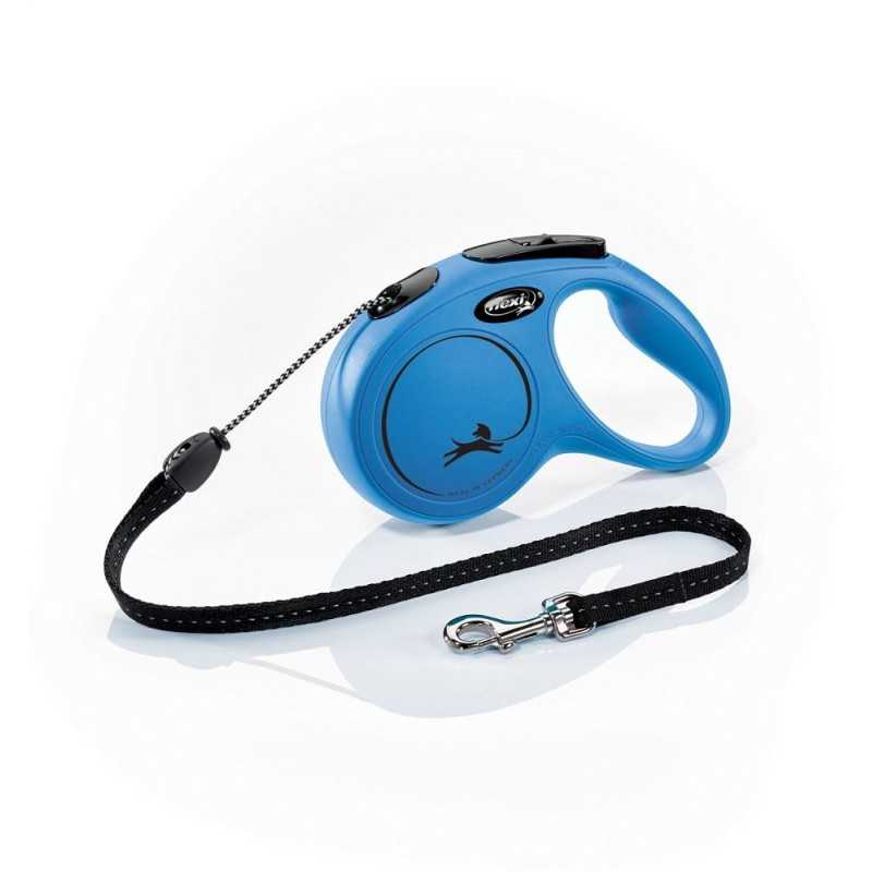 flexi New Classic M lanko 5m/20kg modrá